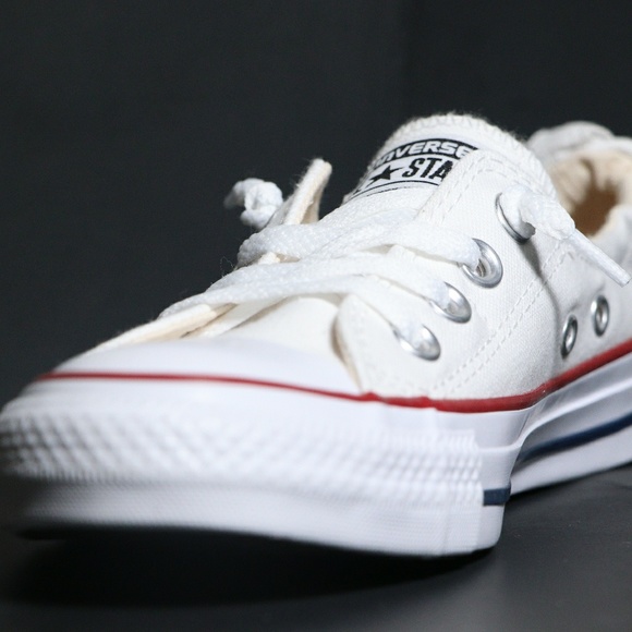 Converse White Shoreline All Star Slip Ons - Picture 3 of 7